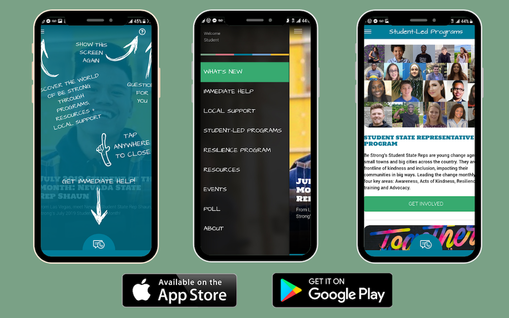 New and Improved Be Strong App