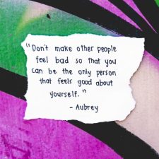 Don’t Make Other-People Feel Bad – Encouragement Note