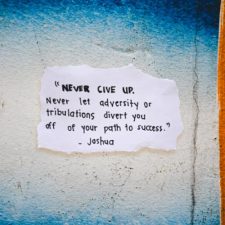 Never Give Up – Encouragement Note